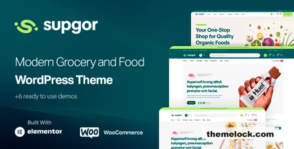 Best Grocery Store WordPress Theme 2026 (Supgor Review + Free Download)