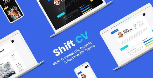 Best Blog Resume Portfolio WordPress Theme 2026 (ShiftCV Review + Free Download)